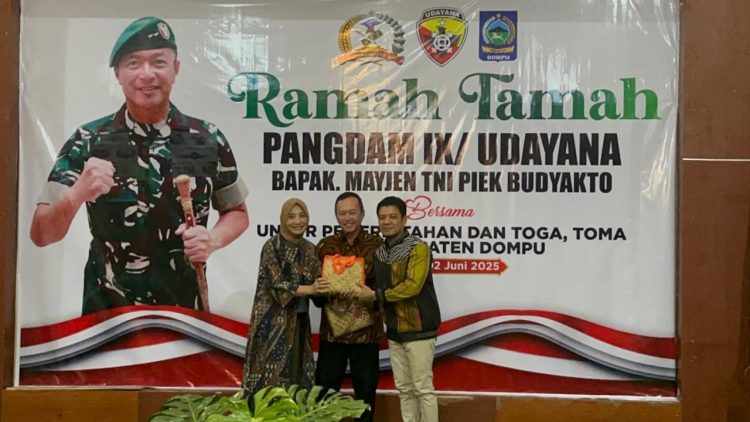 Kunker Pangdam IX Udayana, Bupati Dompu Promosikan Potensi Daerah