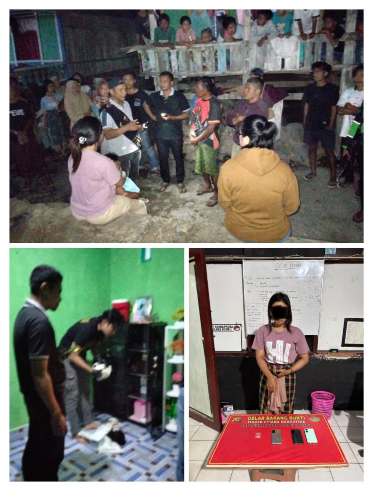 Diduga Edarkan Sabu di Kecamatan Kempo Seorang Mahasiswi Ini Ditangkap 