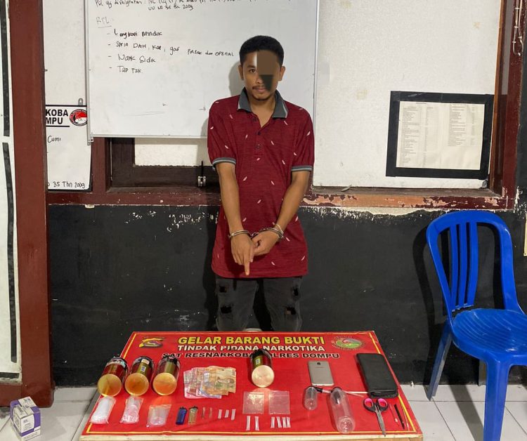 Polisi Bekuk Pengedar Sabu, Barang Bukti Ditemukan Dalam Kaleng Rokok