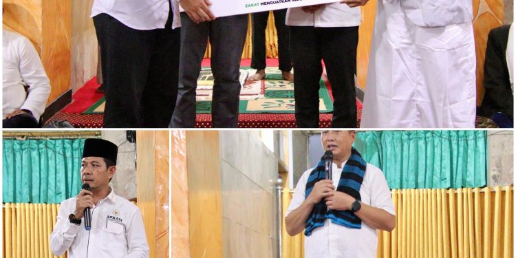 Bupati Dompu Dampingi Safari Ramadhan Gubernur NTB Sholat Subuh Berjama’ah di Masjid Baiturrahman