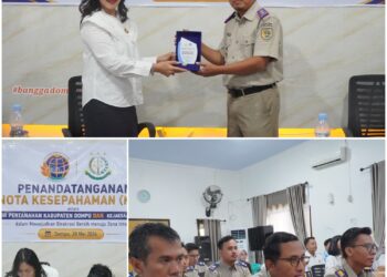 Dukung Wilayah Bebas Korupsi BPN Dompu Bersama Kejari Tandatangan Nota Kesepahaman