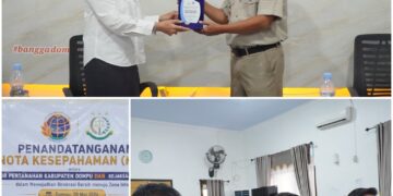 Dukung Wilayah Bebas Korupsi BPN Dompu Bersama Kejari Tandatangan Nota Kesepahaman