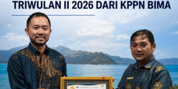 Kantor Pertanahan Dompu Dapat Penghargaan Kinerja Terbaik Triwulan II 2026 dari KPPN Bima